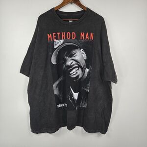 Method Man Shirt Mens XL Black The Next 50 Hip Hop Graphic Tee Rap Wu Tang Clan